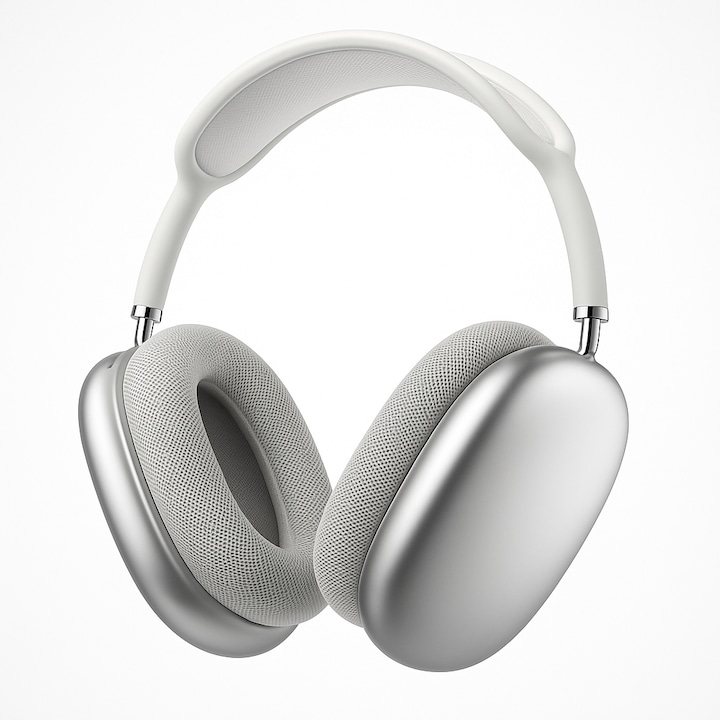 Безжични слушалки SoundScape P9, Bluetooth, 20 часа автономна работа, вграден микрофон, звукоизолация, водоустойчивост IPX3, обхват 10-20 м, ABS и силиконов материал, повишен комфорт, сребристо/сиво