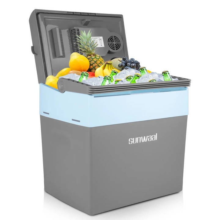 Frigider portabil de calatorie Sunwaal, capacitate 25 l, 12 V / 230 V, MalTec 111719
