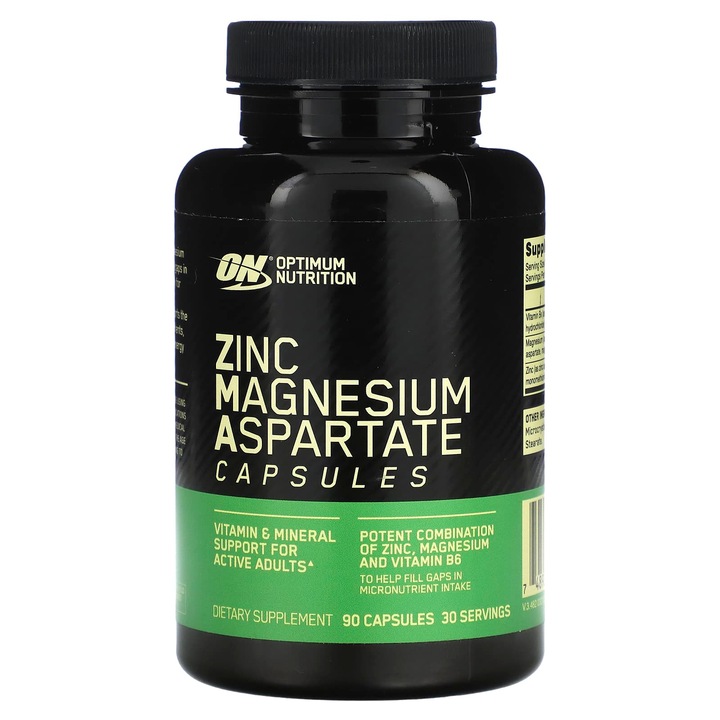 Optimum Nutrition, Aspartat de magneziu, 90 capsule