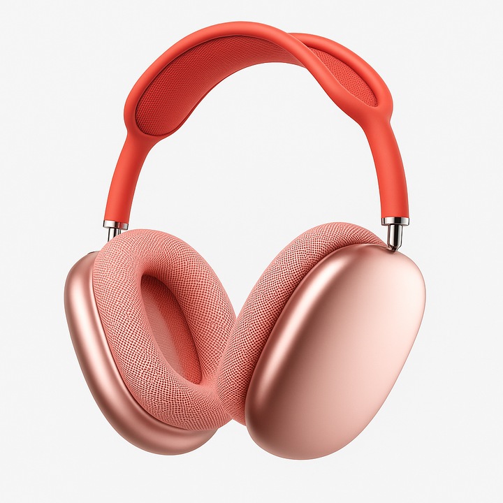 SoundScape P9 vezeték nélküli fejhallgató, Bluetooth, 20 órás akkumulátor-üzemidő, beépített mikrofon, hangszigetelés, IPX3 vízállóság, 10-20 m hatótávolság, ABS és szilikon anyag, fokozott kényelem, piros