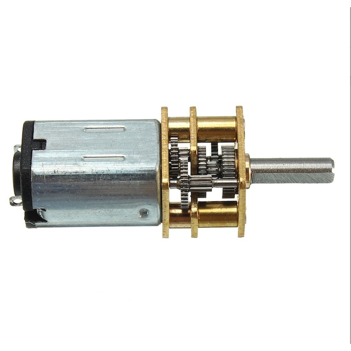 Motor cu reductor General GA12-N20, 6V, 100RPM, pentru robotica, 10mm