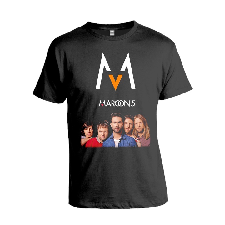 Tricou barbati, Maroon 5, v2, negru, marime XL