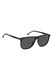 Carrera, Ochelari de soare patrati, Negru stins, 57-17-145