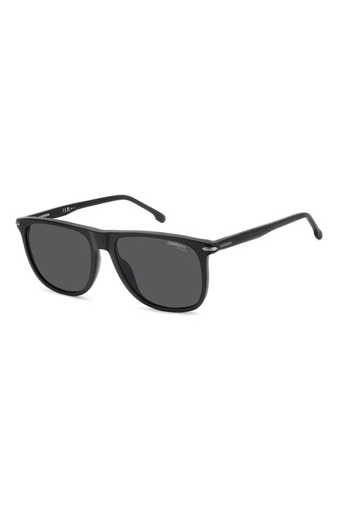 Carrera, Ochelari de soare patrati, Negru stins, 57-17-145