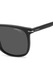 Carrera, Ochelari de soare patrati, Negru stins, 57-17-145