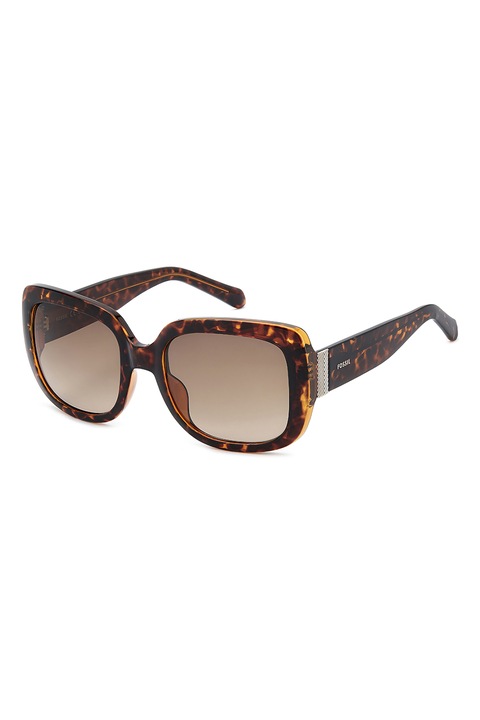 Fossil, Ochelari de soare patrati, 54-20-140, Maro cognac