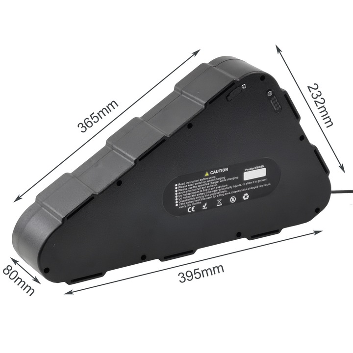 Li-ion ebikerek akkumulátor 48V20Ah Panasonic cella 50A BMS támogatja a 2400W-os motort, max. 3A töltőt