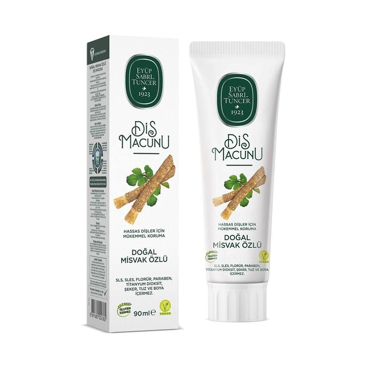 Eyup Sabri Tuncer fogkrém természetes Miswak kivonattal, fluoriddal, 90 ml