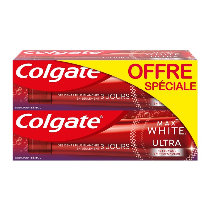 Colgate Max White Ultra fogkrém, 75 ml, mélytisztító, kíméletes a fogzománchoz