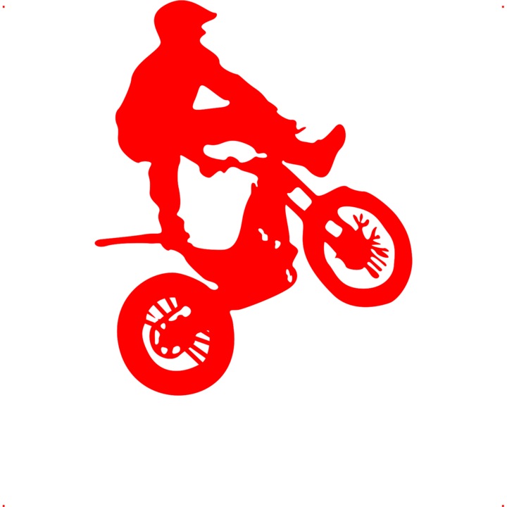 Sticker auto sportextrem v11, Cri Flo, Rezistent la apa, Culoare Rosu, Marime 21 cm