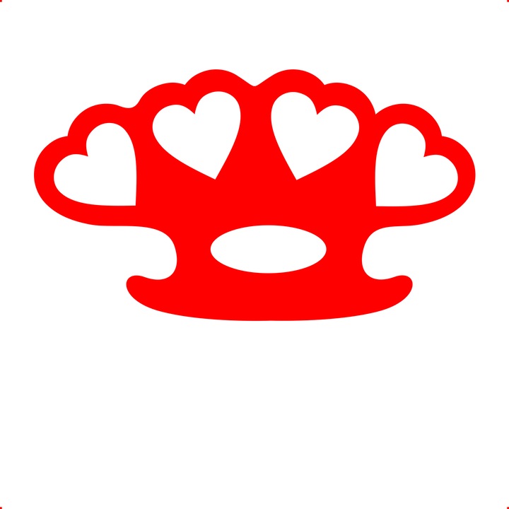 Sticker auto love punch, Cri Flo, Rezistent la apa, Culoare Rosu, Marime 21 cm