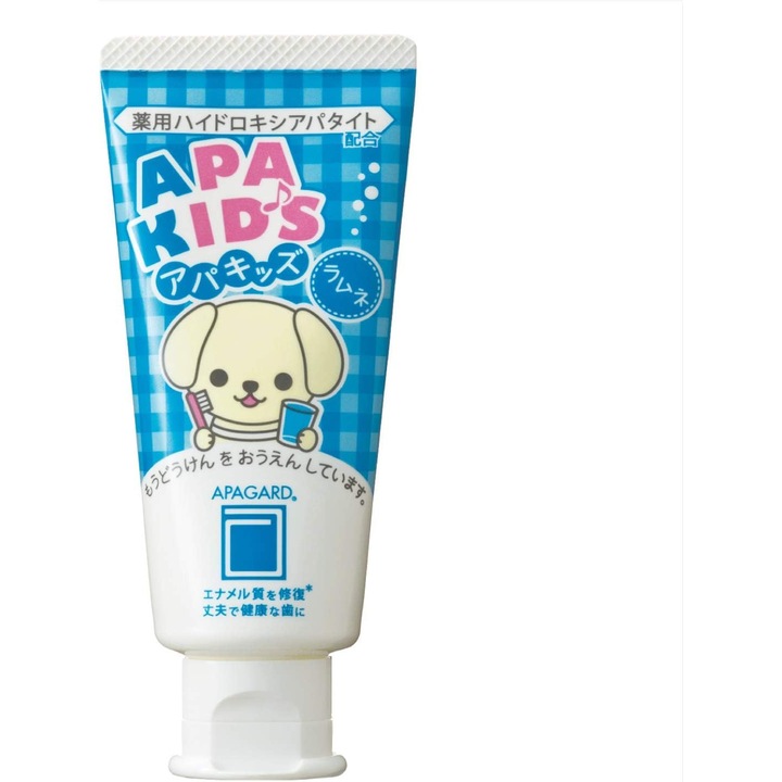 Apagard Apa-Kids fogkrém, 60g, fluoriddal, remineralizáló