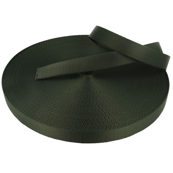 Chinga, 10mm x 2mm, 50 metri, Verde inchis, Kacperek