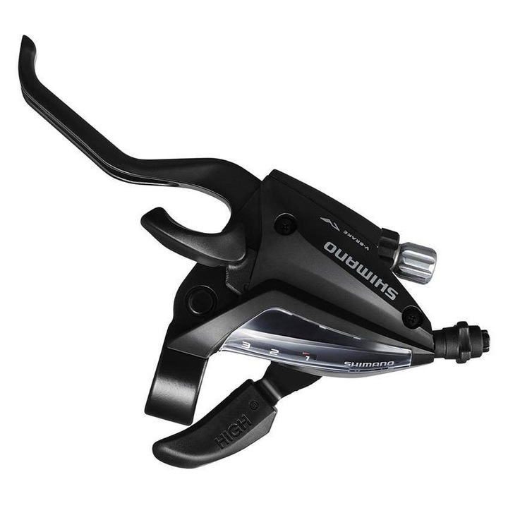 Лост за превключване и спиране Shimano ST-EF5002LSBL, ляв, 3 скорости, черен цвят
