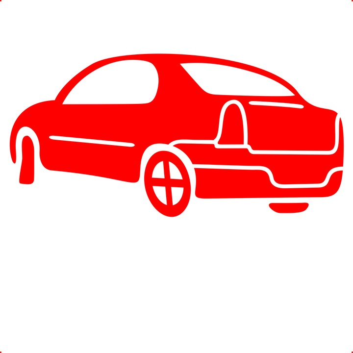 Sticker auto logan v2, Cri Flo, Rezistent la apa, Culoare Rosu, Marime 21 cm