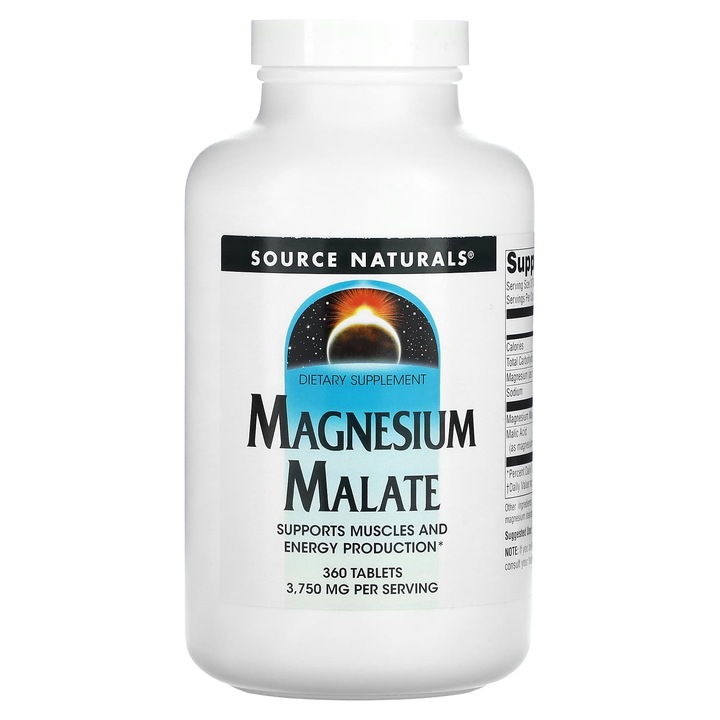 Tablete magneziu Source Naturals 3750 mg 360 buc