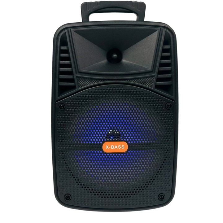 Boxa portabila bluetooth Digivolt DG-1205, Difuzor de 8 Inch, Cititor Card SD, USB, Telecomanda