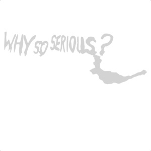 Sticker Auto Joker - Why So Serious? - 15 cm - alb - eMAG.ro