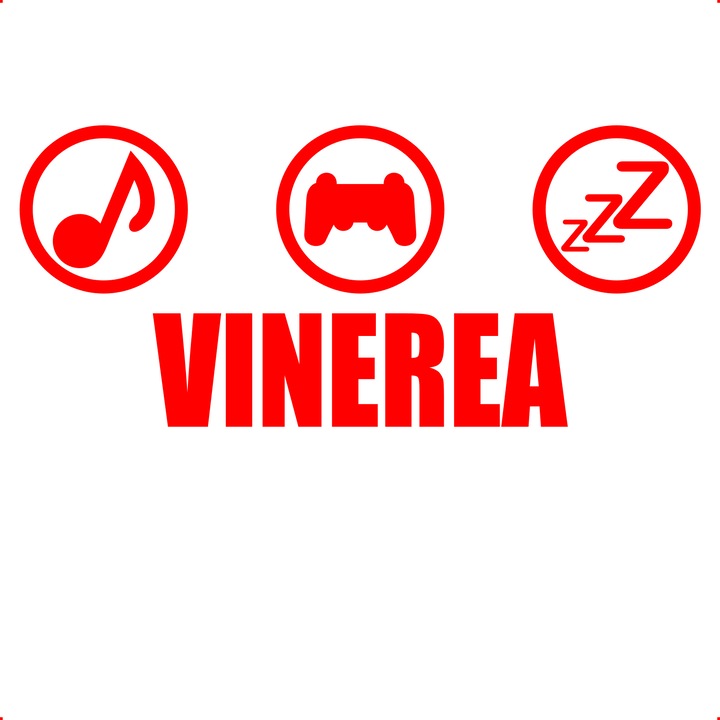 Sticker auto vinerea, Cri Flo, Rezistent la apa, Culoare Rosu, Marime 21 cm