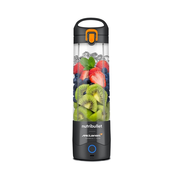 Преносим блендер, Nutribullet, капак против протичане, черен