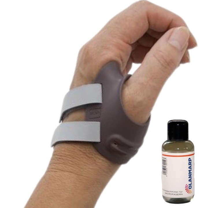 Olanmarp univerzális mosószer 50ml, por alakú, hüvelykujj ortézissel, stabil tartás