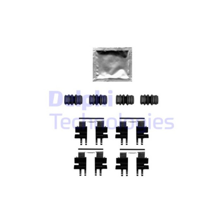 Tartozékkészlet, fékbetétek DELPHI LX0695, 9 darabos