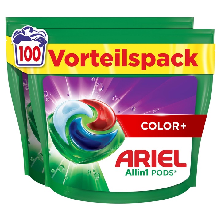 Ariel All-In-1 mosószer kapszulák, 100 mosásra, fehér, 40 kapszula