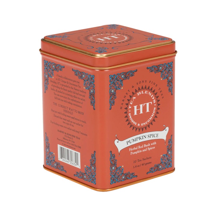 Harney and Sons Ceai Pumpkin Spice, Cutie HT de 20 piramide