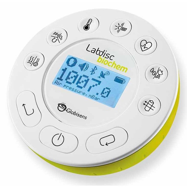 Labdisc Biochem, Globisens, laborator portabil, 15 senzori, 132x45mm, 300g