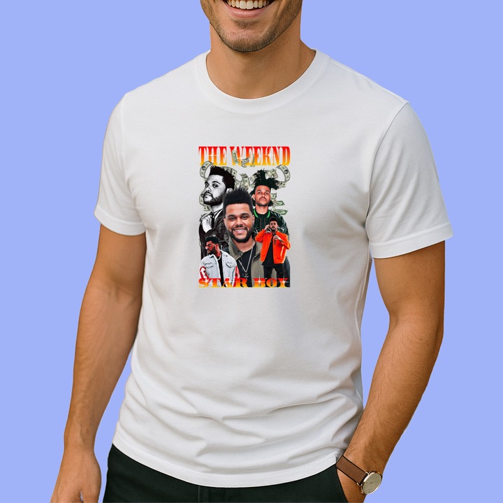 Tricou 5 Seconds of Summer (5SOS), muzica RAP, Barbat, 100% bumbac, Cri-Flo, Culoare Alb, Marime L