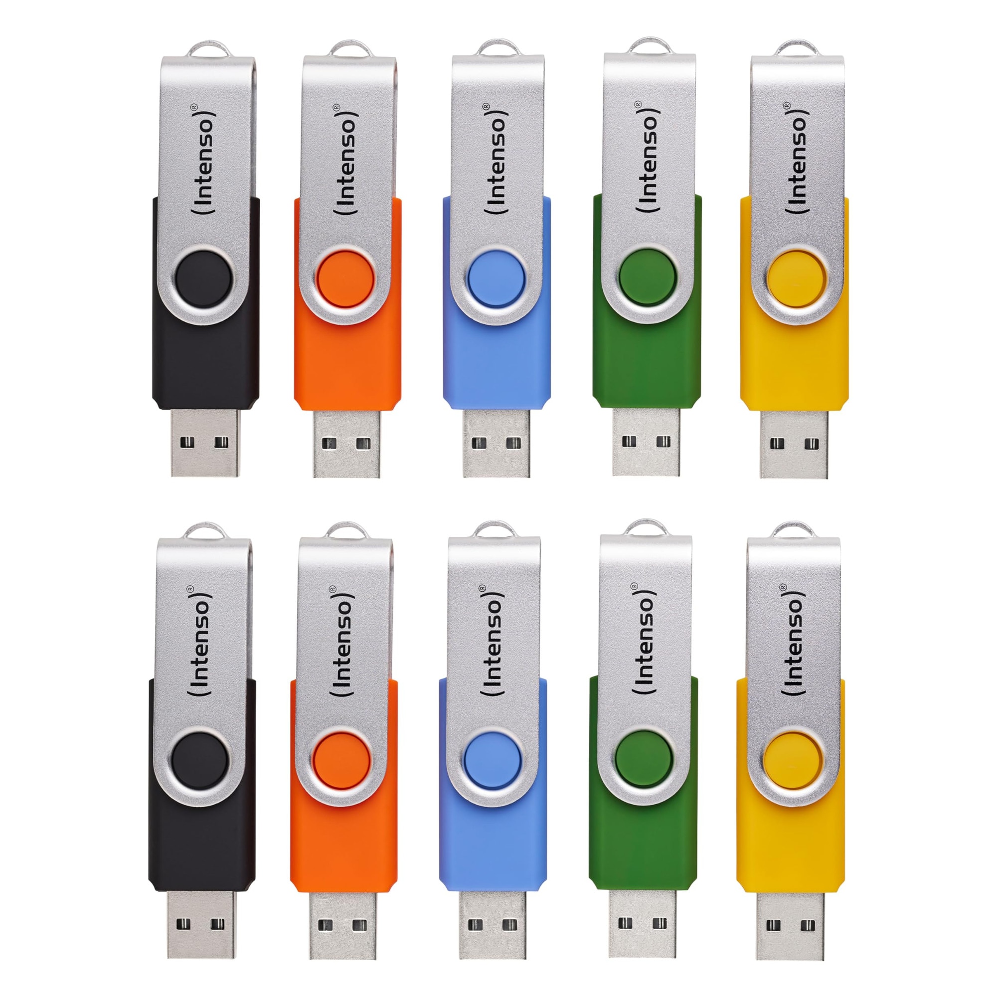 Simple Usb Key Stick-uri USB, Intenso Basic Line, Set 10X 16GB, USB 2.0, Multicolor ...