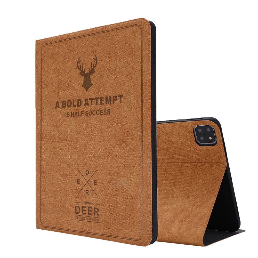 Husa de protectie tableta, Deer, Pentru iPad 10.2/iPad 10.5, Maro