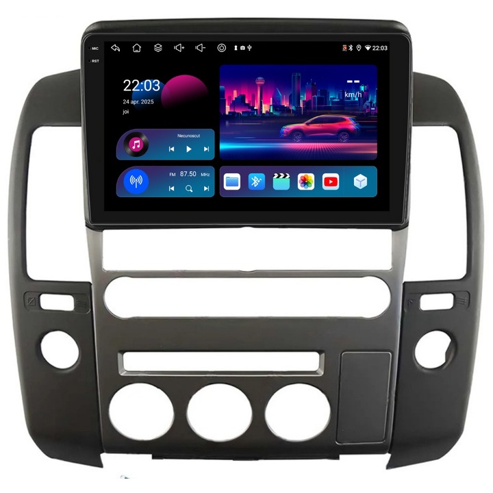 Navigatie PilotOn Nissan Navara D40 2004-2014 9 inch 4GB 64GB 8 CORE