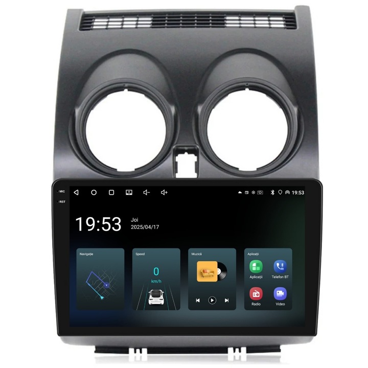 Navigatie PilotOn Nissan Qashqai J10 2006-2014 9 inch 4GB 64GB 4 CORE