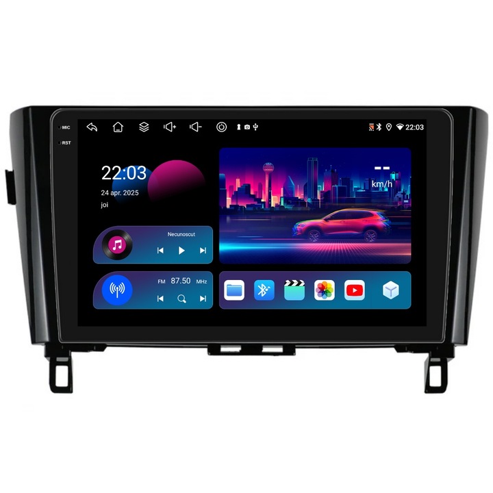 Navigatie PilotOn Nissan Qashqai J11 2013-2017 9 inch 4GB 64GB 8 CORE