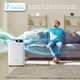 Aparat aer conditionat portabil Heber® 9000 BTU, SMART COOL, Wi-Fi, 3 in 1 Racire, Dezumidificare, Incalzire, Smart Life Gama 2025