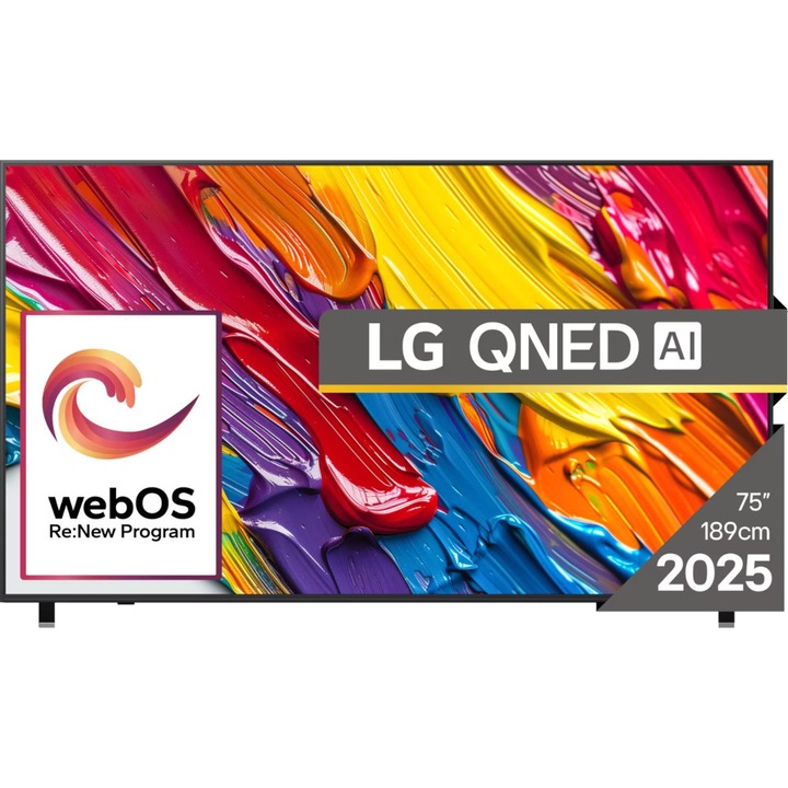 Телевизор Smart TV LG QNED 75QNED84A3C, 189 см, Ultra HD 4K, клас D