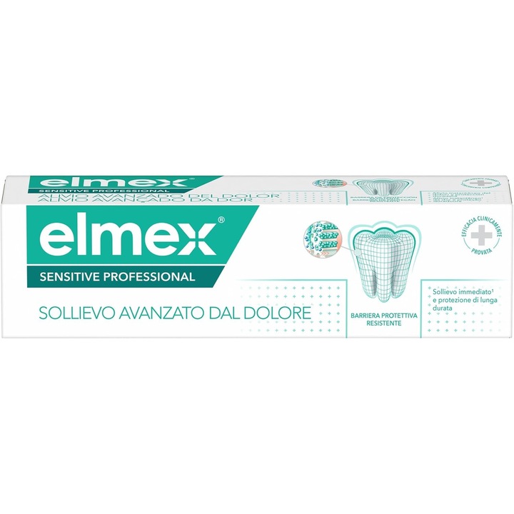Elmex Sensitive fogkrém, 75 ml, íztelen, fluoriddal