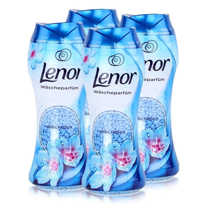 Lenor univerzális mosószer, Spring Aweking illatú, színes ruhákhoz, 210 g, 4 darabos szett