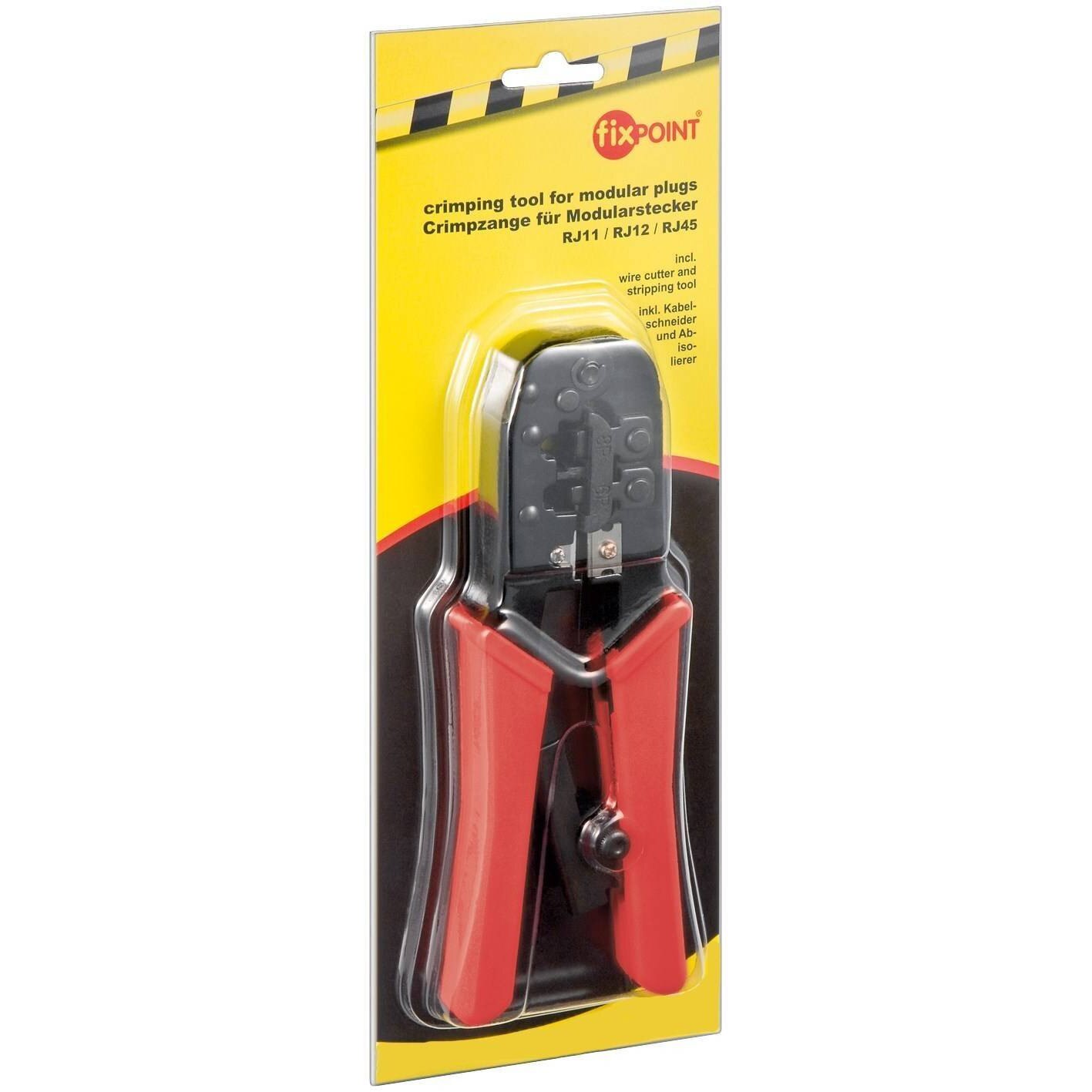 Fixpoint Moduláris krimpelőfogó, RJ10 RJ11 RJ12 és RJ45, FixPoint - eMAG.hu