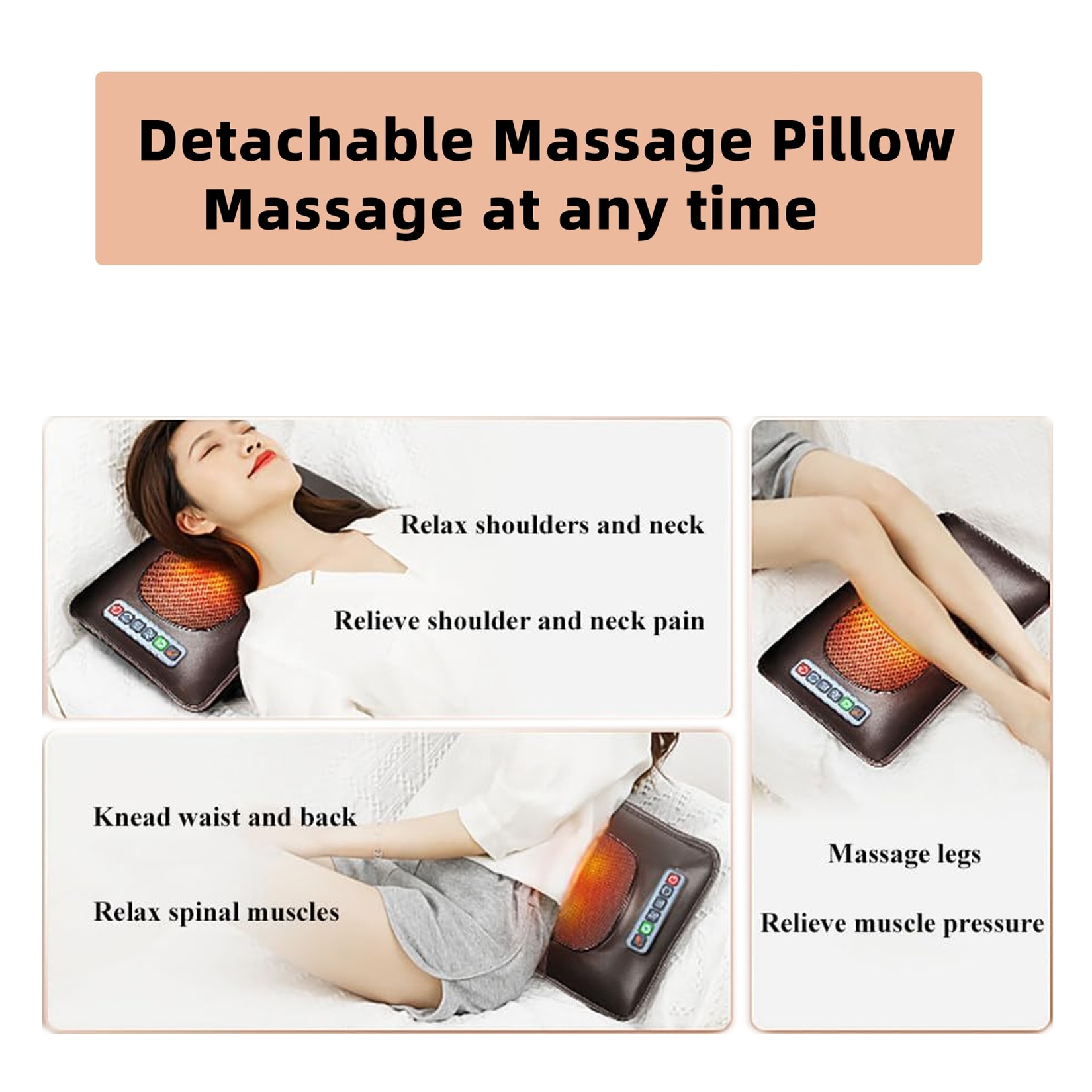 Saltea pentru masaj complet shiatsu, aparat de masaj picioare, cu
