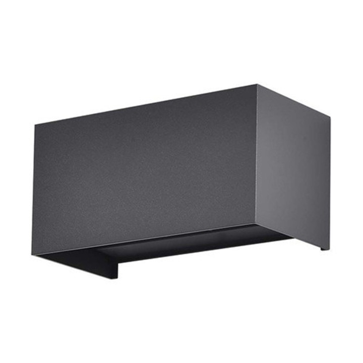 Corp iluminat perete ip65 24w 3000k - negru
