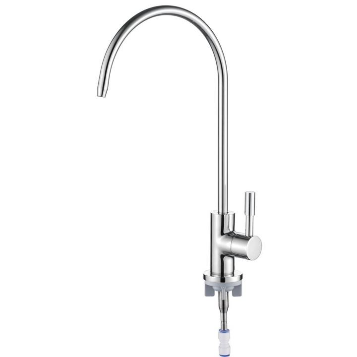 Konyhai csaptelep, fényes króm, szűrt víz és modern design - Sanlux