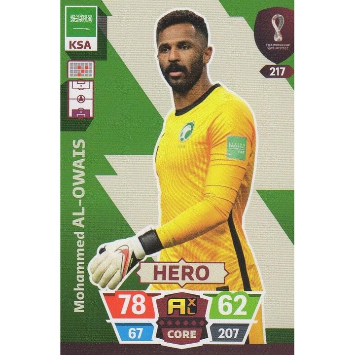 Карта Panini XL за Световното първенство в Катар 2022 Мохамед Ал-Оуайс