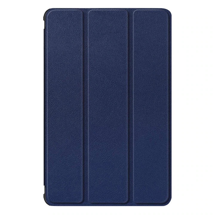 Husa tableta din piele pentru Apple iPad Air 11 (2024 / 2025), Protectie Completa, Functie de Stand, Albastru