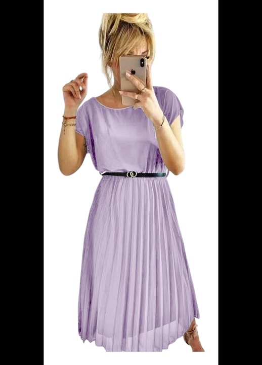 Rochie de vara racoroasa masura universala mov