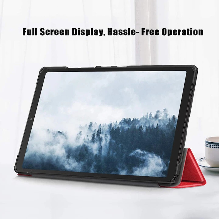 Husa tableta din piele pentru Huawei MatePad 11.5, Protectie Completa, Functie de Stand, Rosu