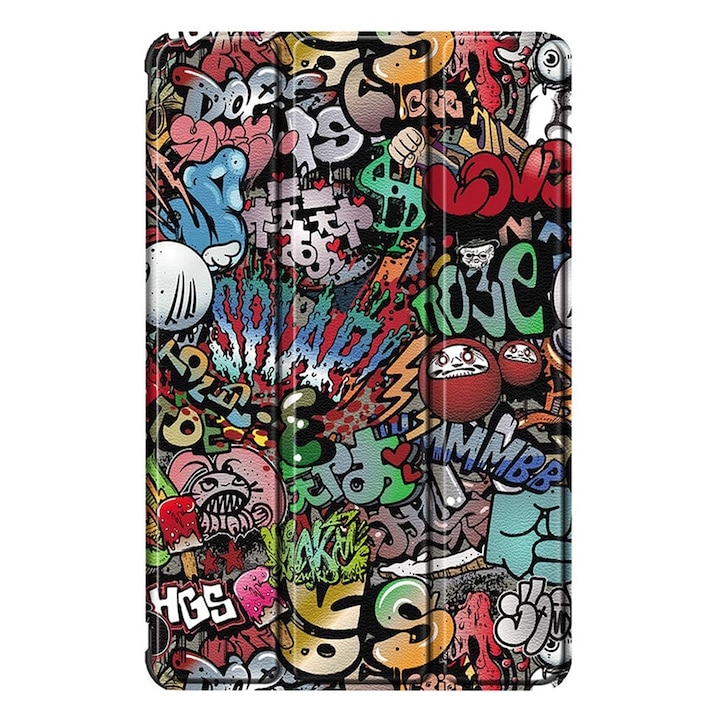 Husa tableta din piele pentru Samsung Galaxy Tab S11 Ultra, Protectie Completa, Functie de Stand, Multicolor