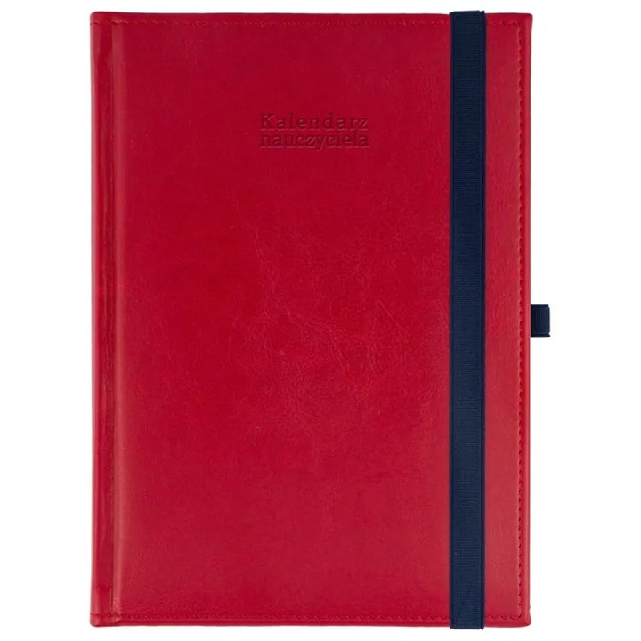 Agenda A5, Wokol nas, Nebraska, saptamanal, rosu, 143x204mm, 168 pagini