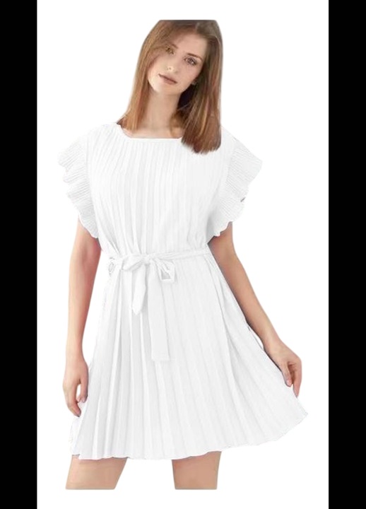 Rochita de vara racoroasa masura universala alb